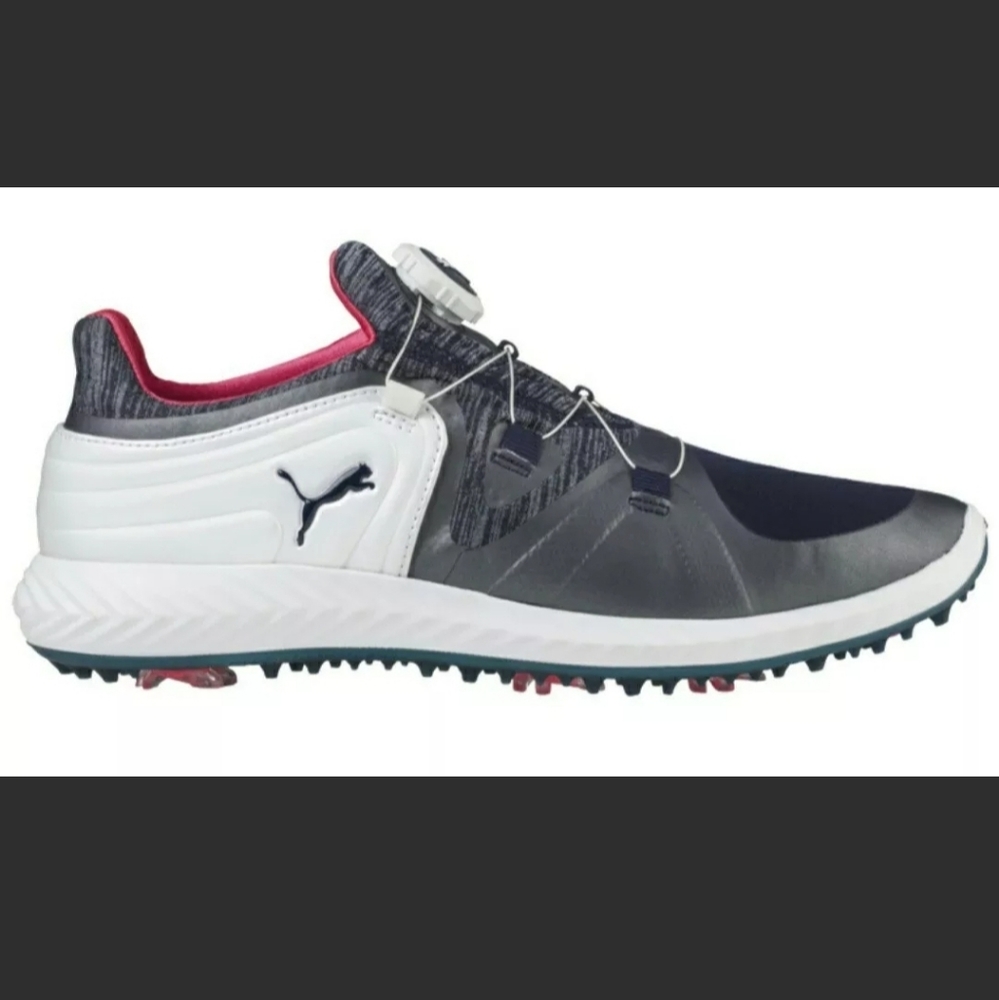 Puma Golf- Ladies IGNITE Shoes Navy Blazer/Silver 5.5 Medium